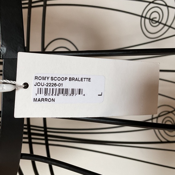 Journelle Romy Scoop Bralette, Large, New With Tags - Picture 8 of 9